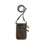 Preview: PHONE WALLET SUEDE BROWN